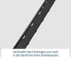 EcoStar Laubabdeckung für Regenrinne Pultdach Typ 3