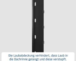 EcoStar Laubabdeckung für Regenrinne Satteldach Typ 1