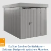 EcoStar Metallgerätehaus Euroline EFD7 LB graualuminium 214 x 310 cm 1-flg.