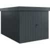 EcoStar Metallgerätehaus Euroline EFD7 anthrazit 214 x 310 cm 2-flg.