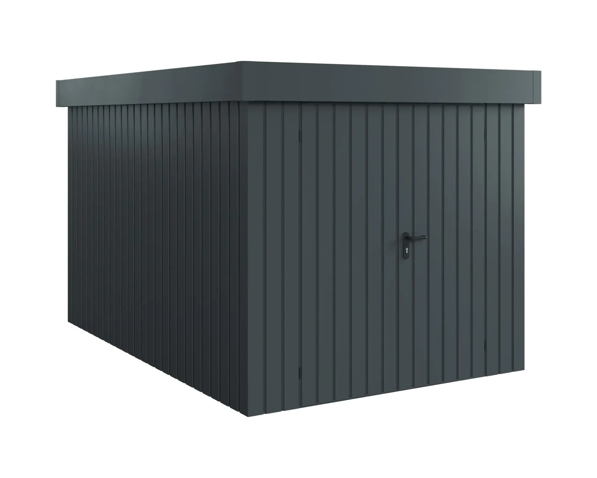 EcoStar Metallgerätehaus Euroline EFD7 anthrazit 214 x 310 cm 2-flg.