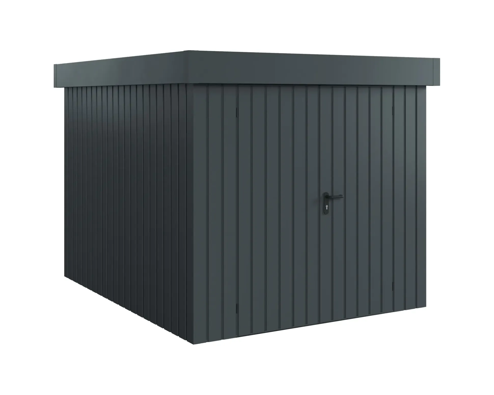 EcoStar Metallgerätehaus Euroline EFD6 anthrazit 214 x 262 cm 2-flg.