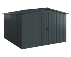 EcoStar Metallgerätehaus Euroline ESD14 anthrazit 310 x 310 cm 2-flg.
