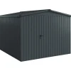 EcoStar Metallgerätehaus Euroline ESD10 anthrazit 262 x 262 cm 1-flg.