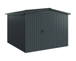 EcoStar Metallgerätehaus Euroline ESD10 anthrazit 262 x 262 cm 1-flg.