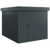 EcoStar Metallgerätehaus Euroline EFD6 anthrazit 214 x 262 cm 1-flg.