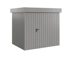 EcoStar Metallgerätehaus Euroline EFD4 graualuminium 214 x 166 cm 1-flg.