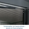 EcoStar Metallgerätehaus Euroline EFD4 anthrazit 214 x 166 cm 2-flg.