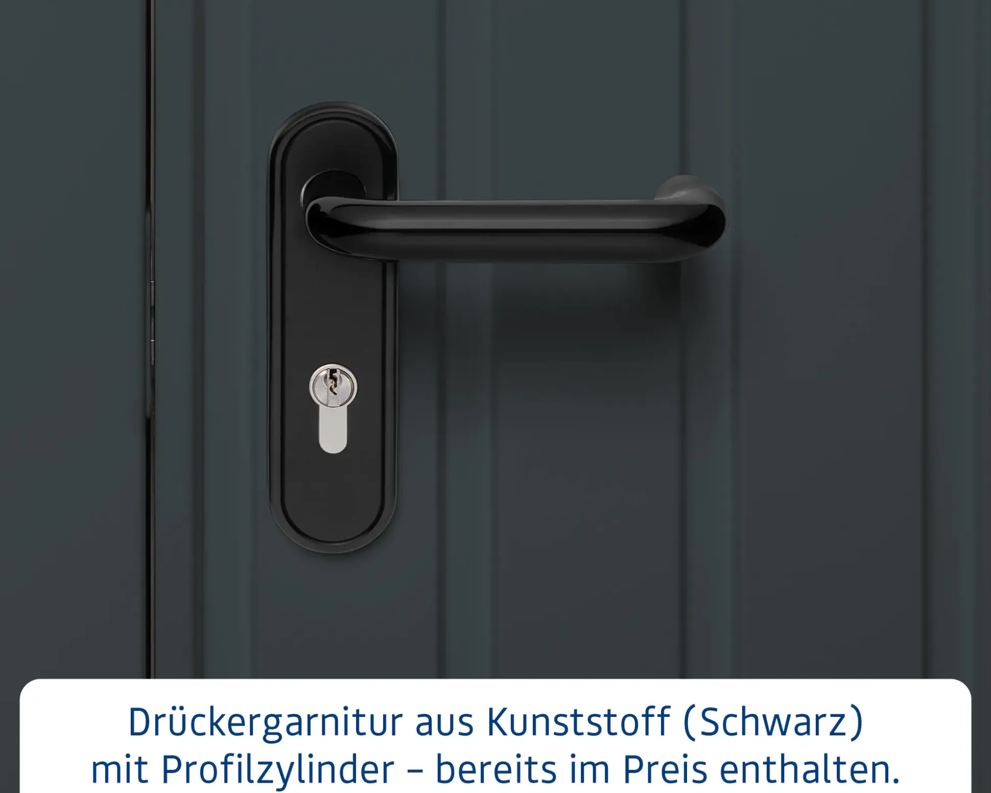 EcoStar Metallgerätehaus Euroline EFD10 LB anthrazit 262 x 262 cm 2-flg.