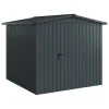 EcoStar Metallgerätehaus Euroline ESD5 anthrazit 214 x 214 cm 1-flg.