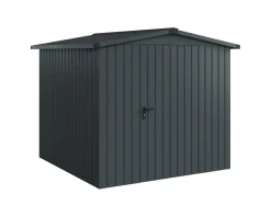 EcoStar Metallgerätehaus Euroline ESD5 anthrazit 214 x 214 cm 1-flg.