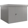 EcoStar Metallgerätehaus Euroline EFD10 graualuminium 262 x 262 cm 1-flg.