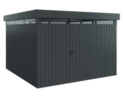 EcoStar Metallgerätehaus Euroline EFD14 LB anthrazit 310 x 310 cm 1-flg.