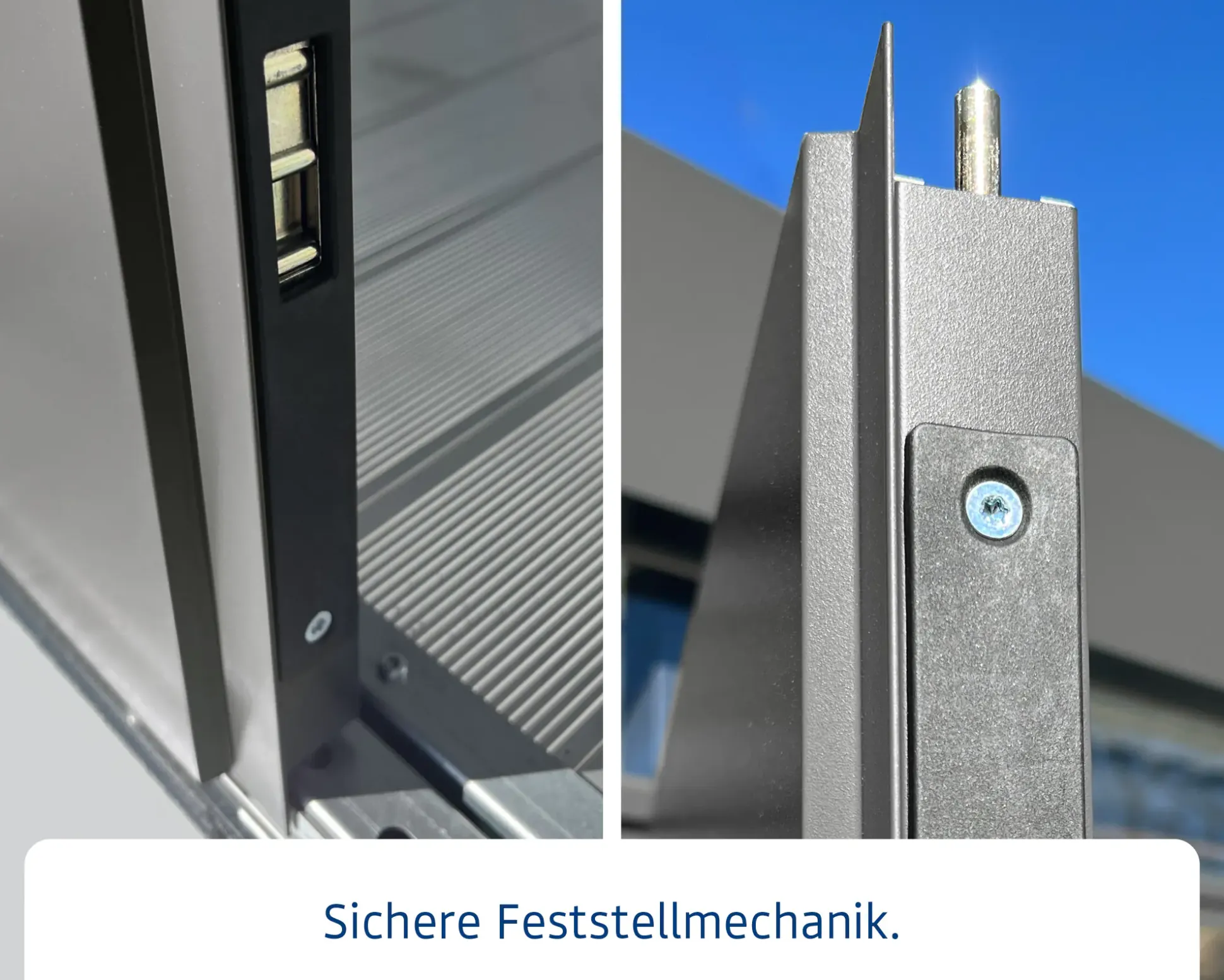 EcoStar Metallgerätehaus Euroline EFD10 LB graualuminium 262 x 262 cm 2-flg.