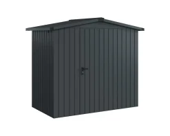 EcoStar Metallgerätehaus Euroline ESD3 anthrazit 214 x 118 cm 1-flg.