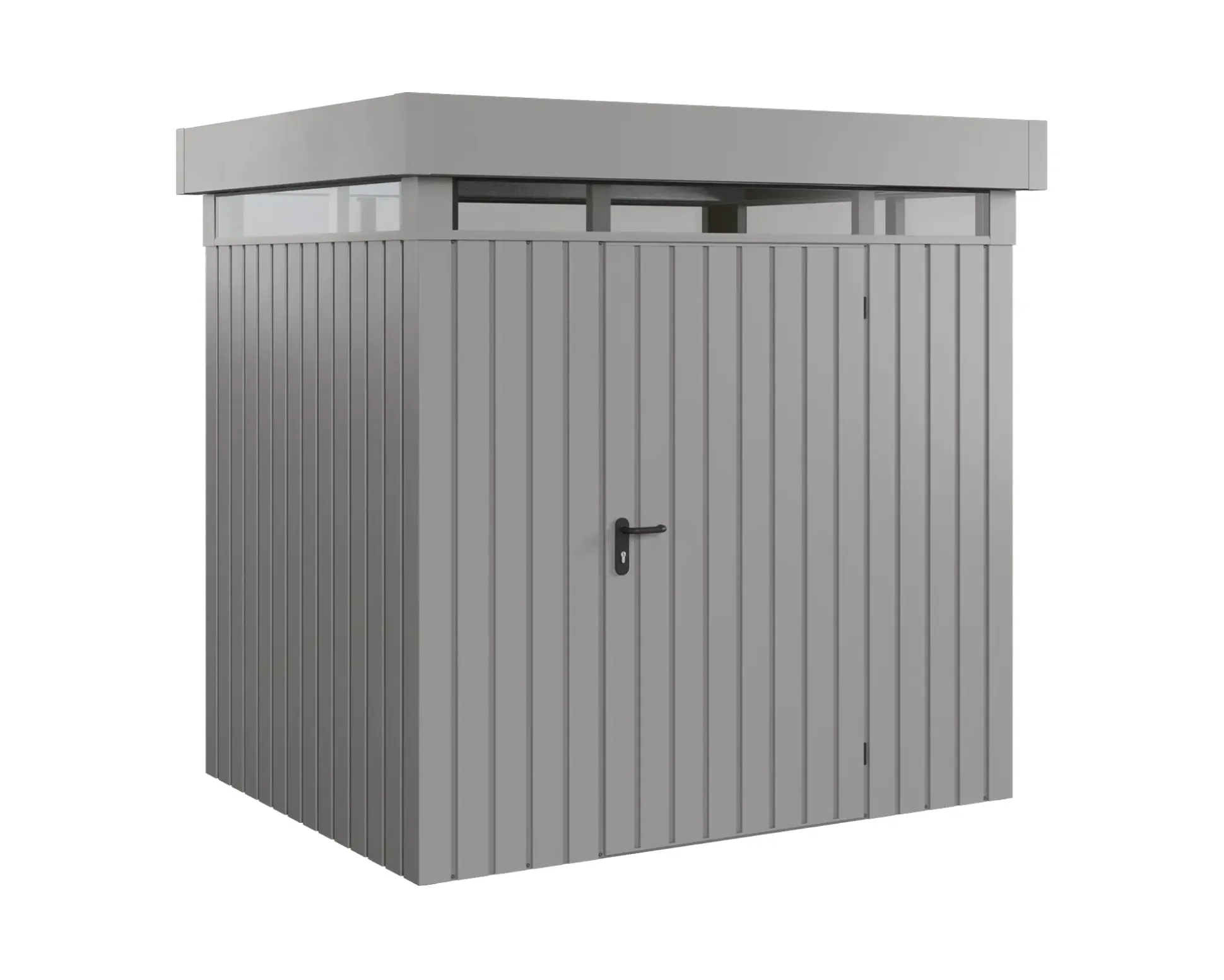 EcoStar Metallgerätehaus Euroline EFD4 LB graualuminium 214 x 166 cm 1-flg.