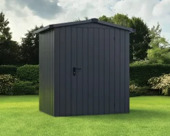 EcoStar Metallgerätehaus Euroline ESD1 anthrazit 166 x 118 cm 1-flg.