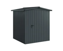 EcoStar Metallgerätehaus Euroline ESD2 anthrazit 166 x 166 cm 1-flg.