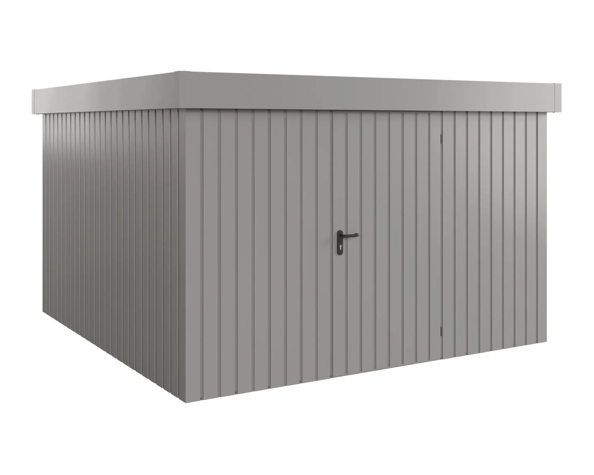 EcoStar Metallgerätehaus Euroline EFD14 graualuminium 310 x 310 cm 1-flg.