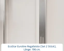 EcoStar Regalleiste für Gerätehaus