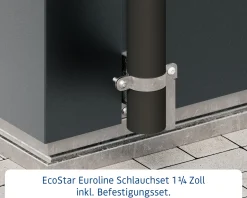 EcoStar Schlauchset für Gerätehaus 1 1/4