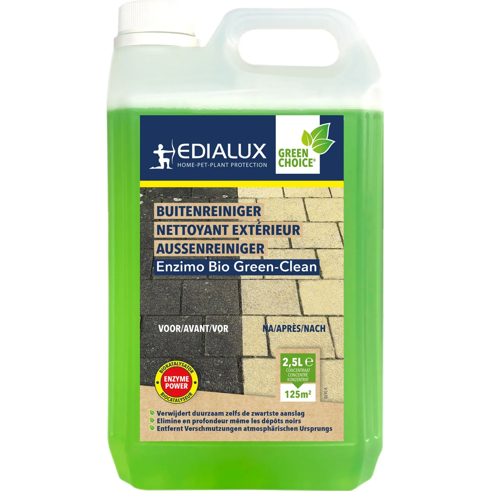 Edialux Stein- & Terrassenreiniger Enzimo Bio Green-Clean 2,5 L