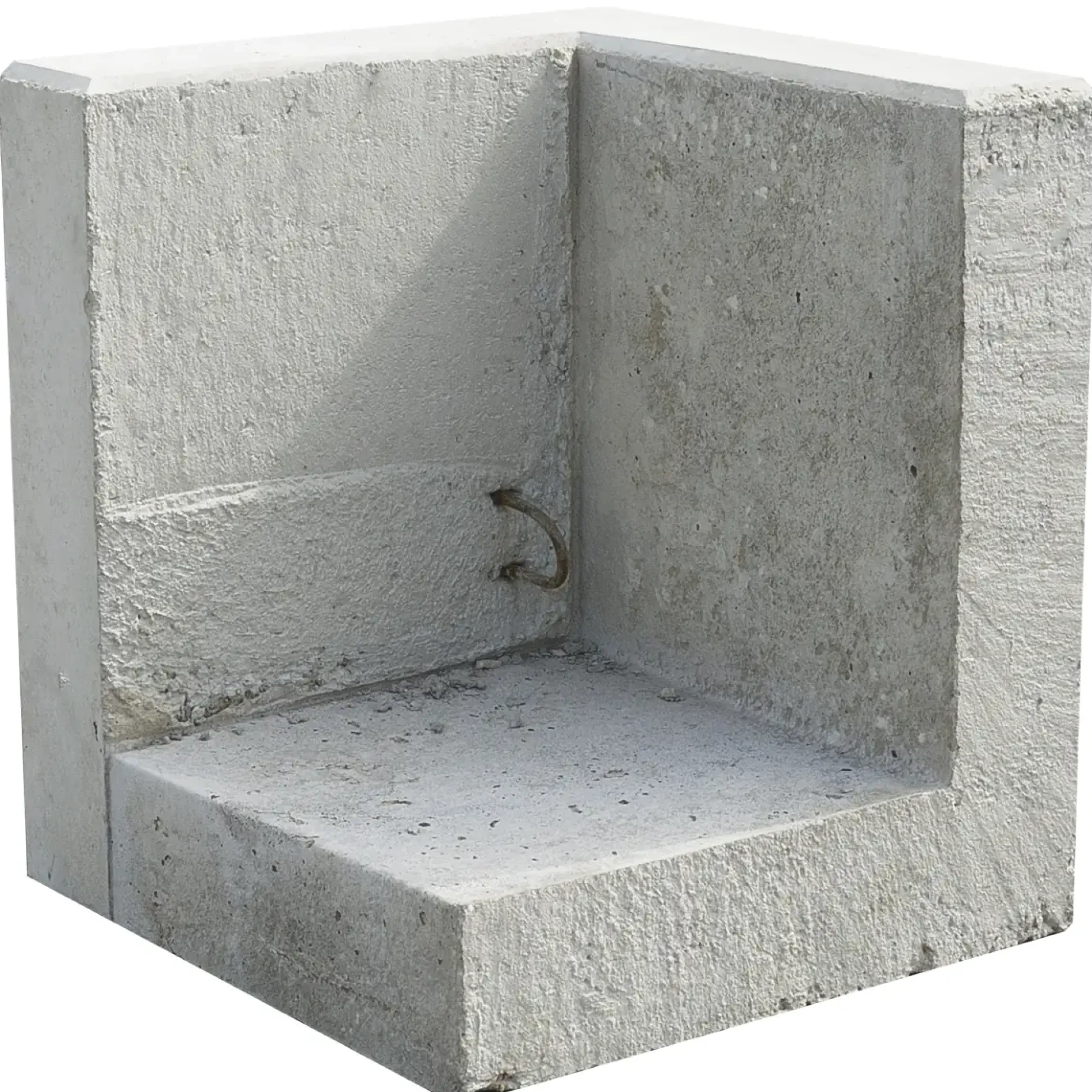 EHL L-Stein Ecke Beton 30 x 50 x 55 cm grau