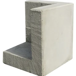 EHL L-Stein Ecke Beton 30 x 50 x 55 cm grau