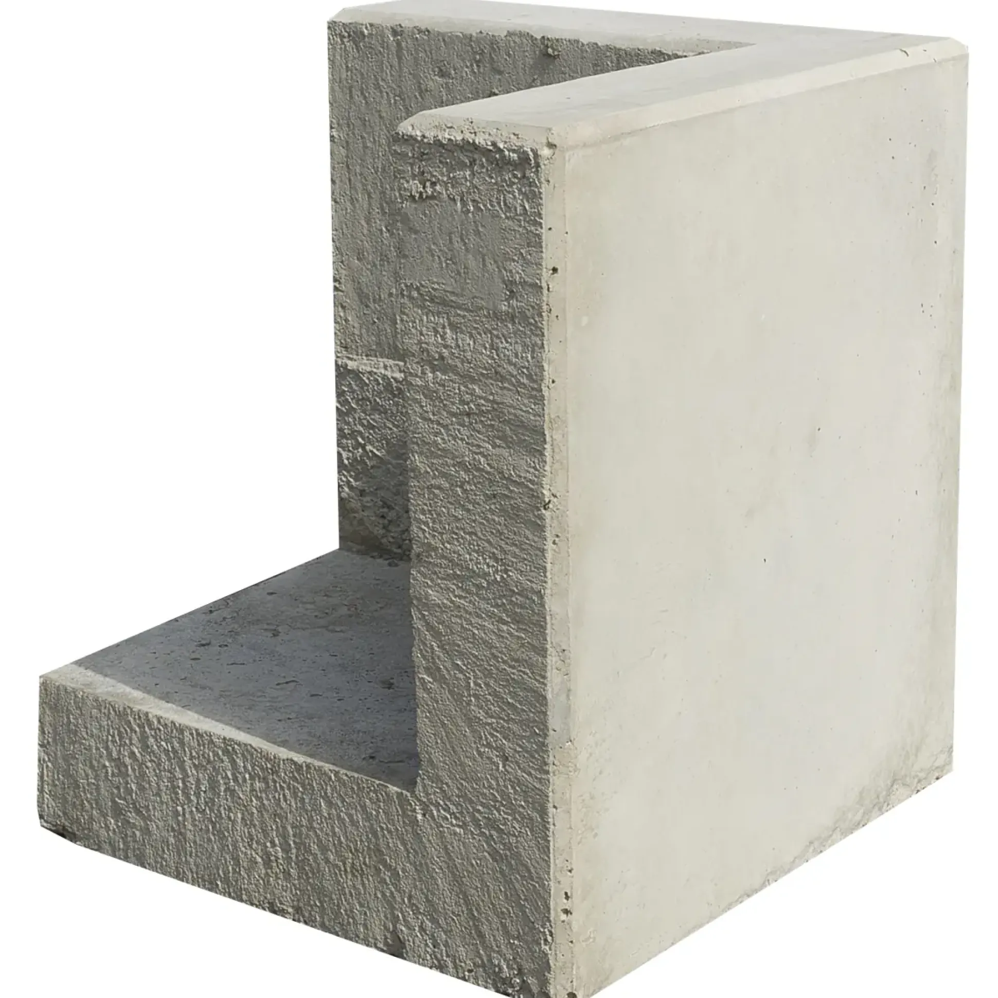 EHL L-Stein Ecke Beton 30 x 50 x 55 cm grau
