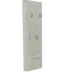 EHL L-Stein Ecke Beton 50 x 50 x 130 cm 2-teilig grau