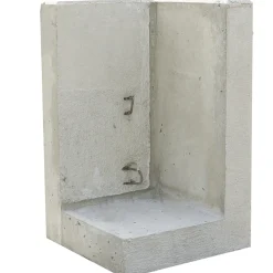 EHL L-Stein Ecke Beton 50 x 50 x 80 cm grau