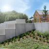EHL L-Stein Ecke Beton 50 x 50 x 130 cm grau