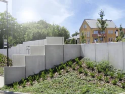 EHL L-Stein Ecke Beton 50 x 50 x 130 cm grau