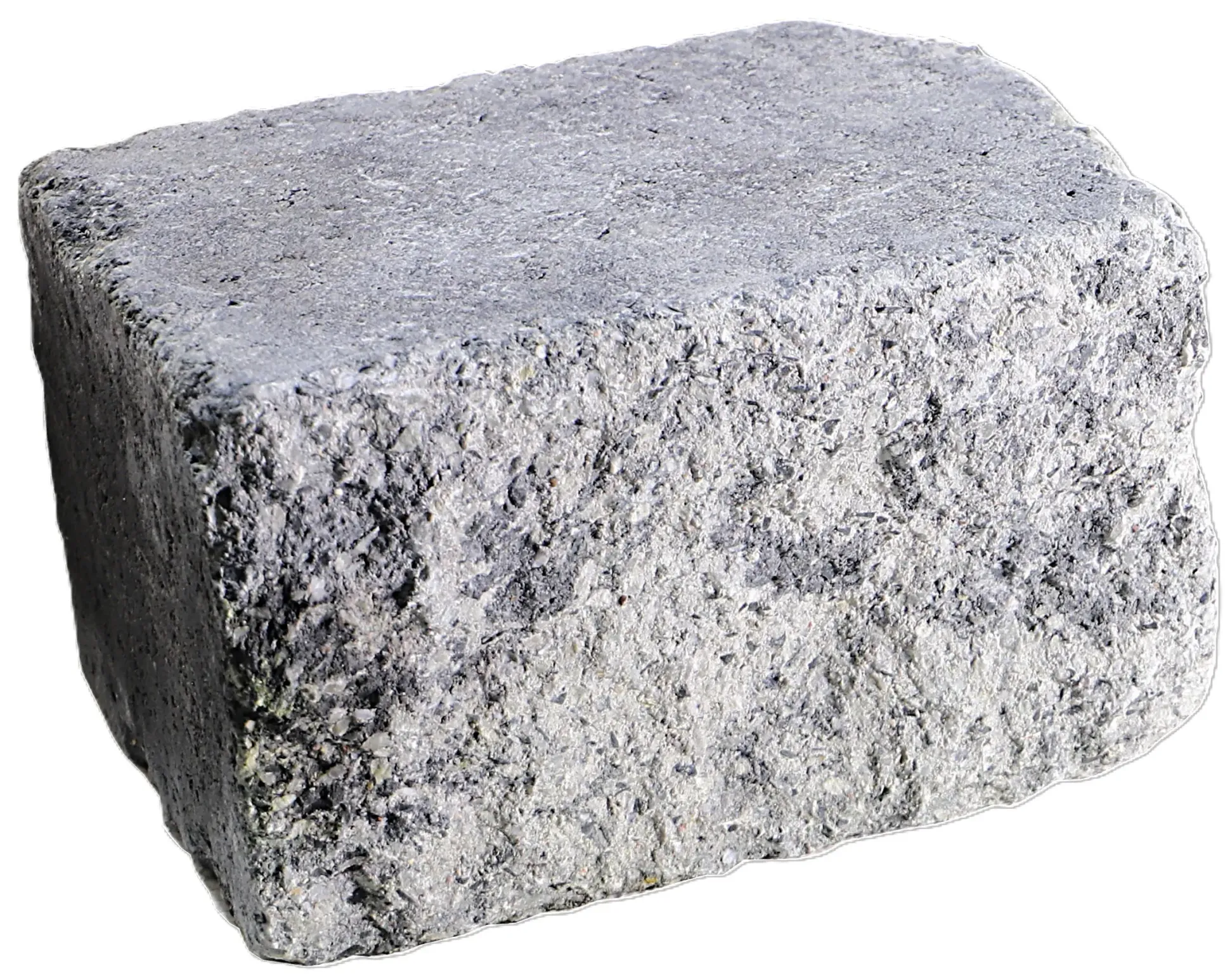 EHL Mauerstein Anzio Antik Light Halbstein 25 x 18 x 15 cm grau-anthrazit-nuanciert