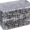 EHL Mauerstein Anzio Light Halbstein 25 x 18 x 15 cm grau-anthrazit-nunaciert