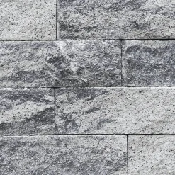 EHL Mauerstein Anzio Light Halbstein 25 x 18 x 15 cm grau-anthrazit-nunaciert