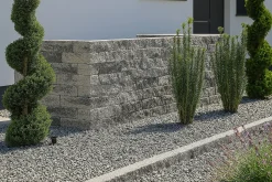 EHL Mauerstein Anzio Light Halbstein 25 x 18 x 15 cm grau-anthrazit-nunaciert