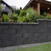 EHL Mauerstein Planomur Halbstein 25 x 25 x 20 cm anthrazit