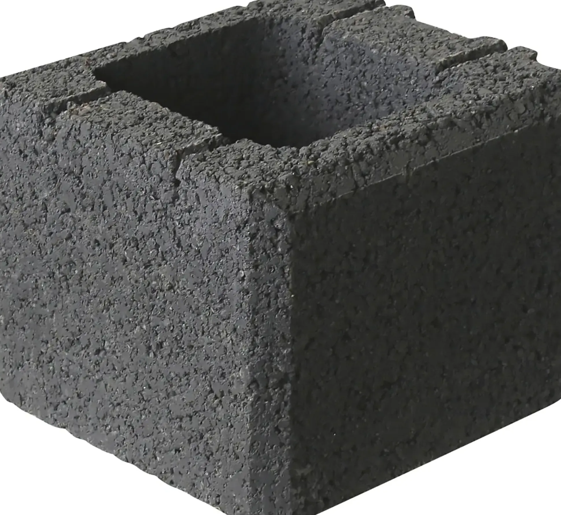 EHL Mauerstein Planomur Halbstein 25 x 25 x 20 cm anthrazit