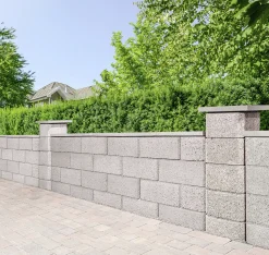 EHL Mauerstein Planomur Normalstein 50 x 25 x 20 cm grau