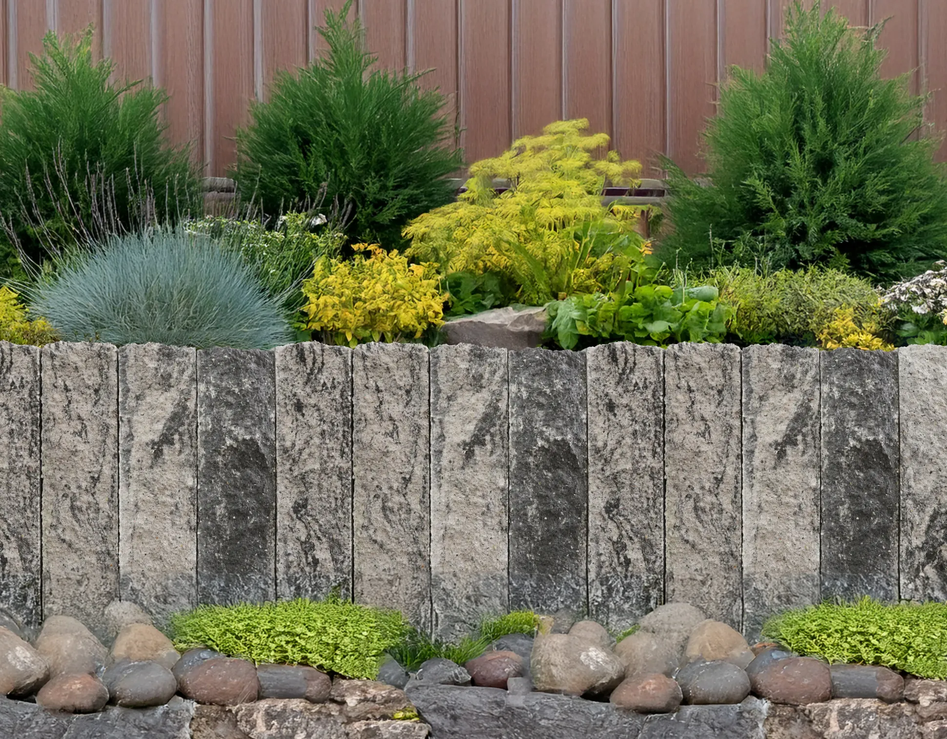 EHL Palisade Anzio Antik Light 50 x 18 x 15 cm grau-anthrazit