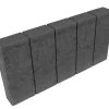 EHL Palisade Palibord Lima Rechteck 50 x 25 x 6 cm anthrazit