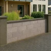EHL Pfeilerabdeckplatte Planomur 40 x 40 x 4 cm mit Wassernase anthrazit