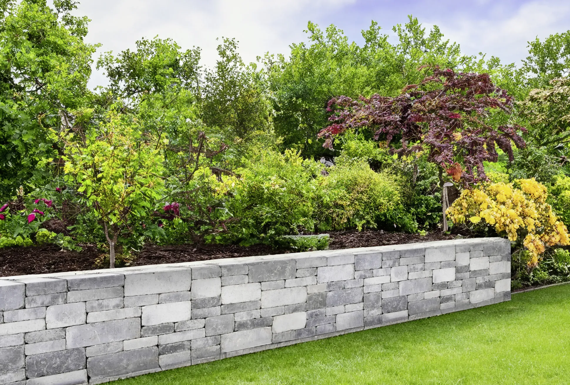 EHL Pflasterstein Verona Antik 20 x 20 x 7 cm grau-anthrazit-nuanciert