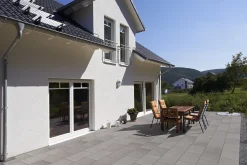 EHL Terrassenplatte Mesafino 40 x 40 x 4 cm stahlgrau-geflammt