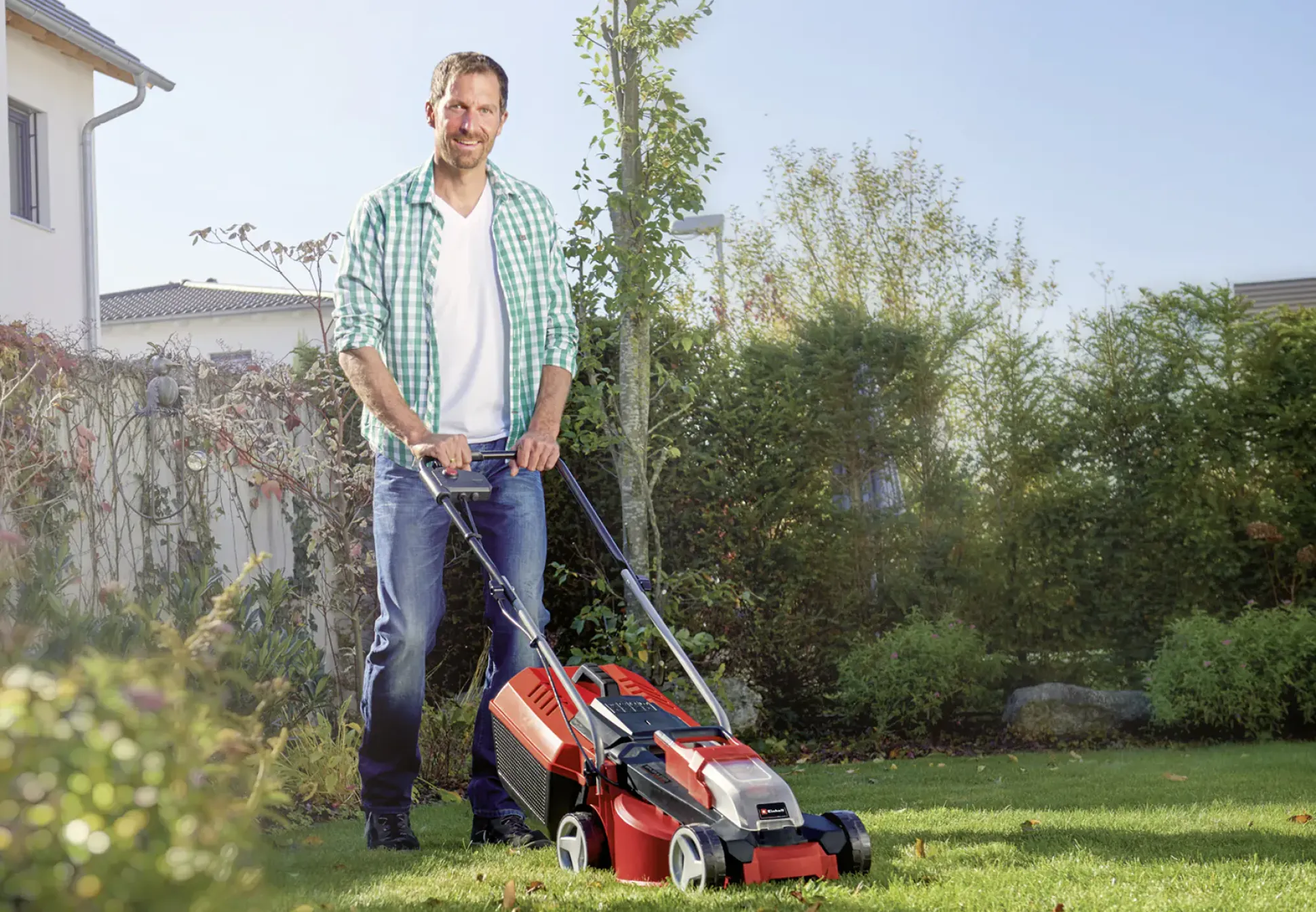 Einhell Akku Rasenmäher GE-CM 18/30 Li-solo 30 cm Schnittbreite