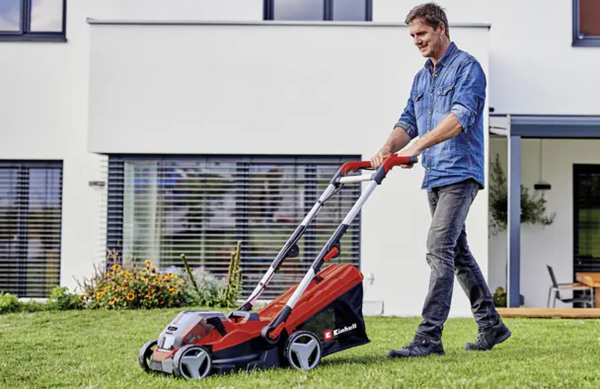 Einhell Akku Rasenmäher RASARRO 36/34 34 cm Schnittbreite
