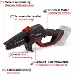 Einhell Akku-Gehölzschneider GP-PS 18/20 Li Solo