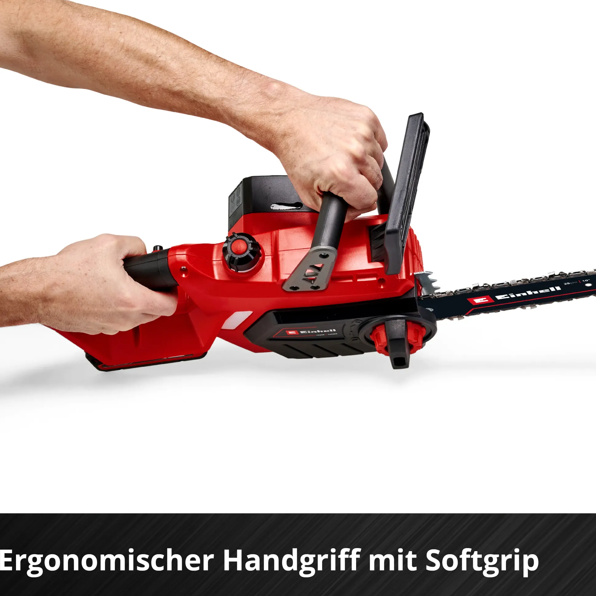 Einhell Akku-Kettensäge GE-LC 18/25-1 Li Kit 25 cm Schwertlänge mit 3,0 Ah Akku
