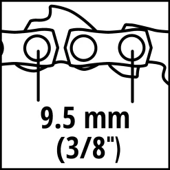 Einhell Ersatzkette für Einhell Kettensägen 25 cm